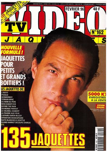 TV VIDEO JAQUETTES magazine side cover Issue 162 February 1996