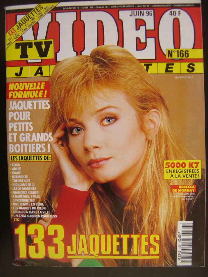 TV VIDEO JAQUETTES magazine side cover Issue 166 June 1996