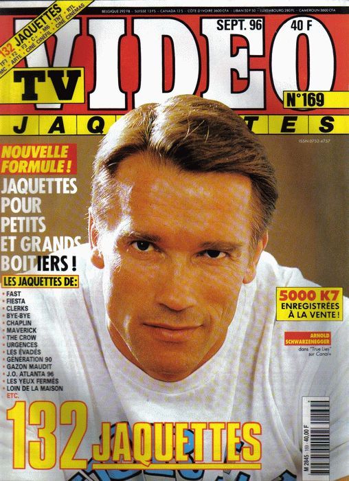 TV VIDEO JAQUETTES magazine side cover Issue 169 September 1996