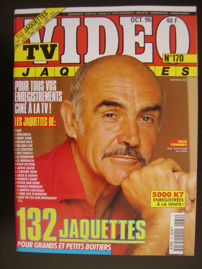 TV VIDEO JAQUETTES magazine side cover Issue 170 October 1996
