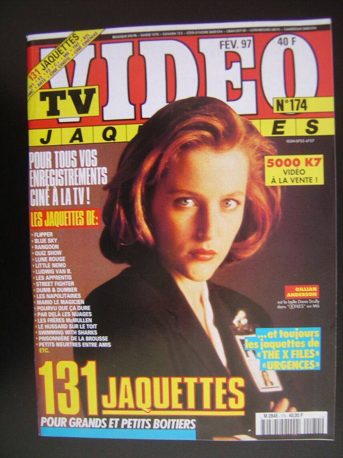TV VIDEO JAQUETTES magazine side cover Issue 174 February 1997