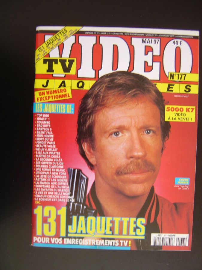 TV VIDEO JAQUETTES magazine side cover Issue 177 May 1997