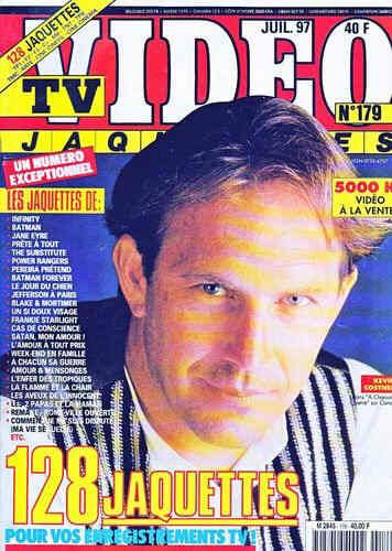 TV VIDEO JAQUETTES magazine side cover Issue 179 July 1997