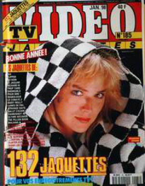 TV VIDEO JAQUETTES magazine side cover Issue 185 January 1998