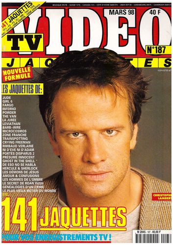TV VIDEO JAQUETTES magazine side cover Issue 187 March 1998