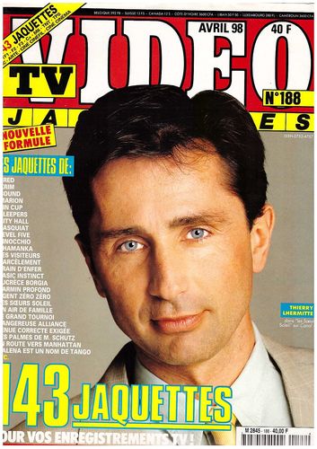TV VIDEO JAQUETTES magazine side cover Issue 188 April 1998