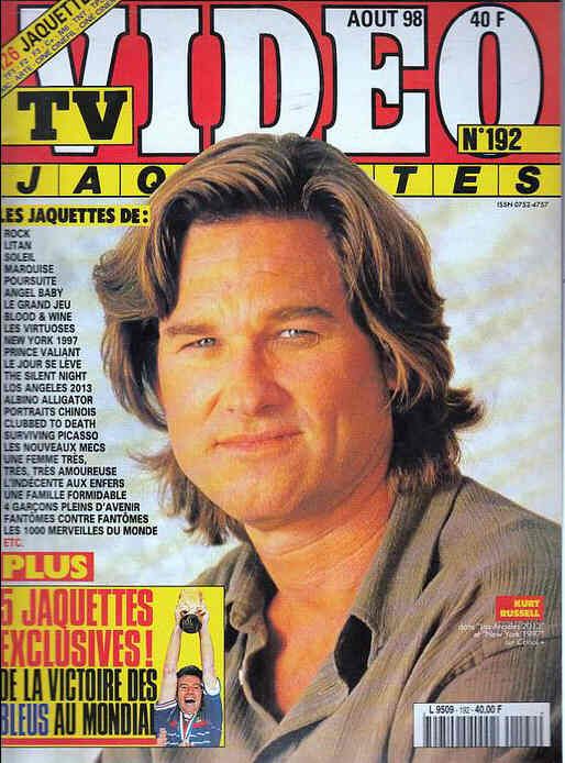 TV VIDEO JAQUETTES magazine side cover Issue 192 August 1998