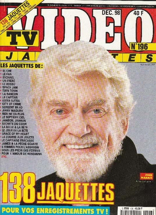 TV VIDEO JAQUETTES magazine side cover Issue 196 December 1998