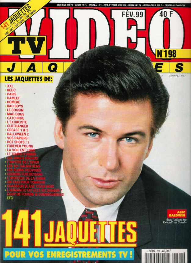 TV VIDEO JAQUETTES magazine side cover Issue 198 February 1999