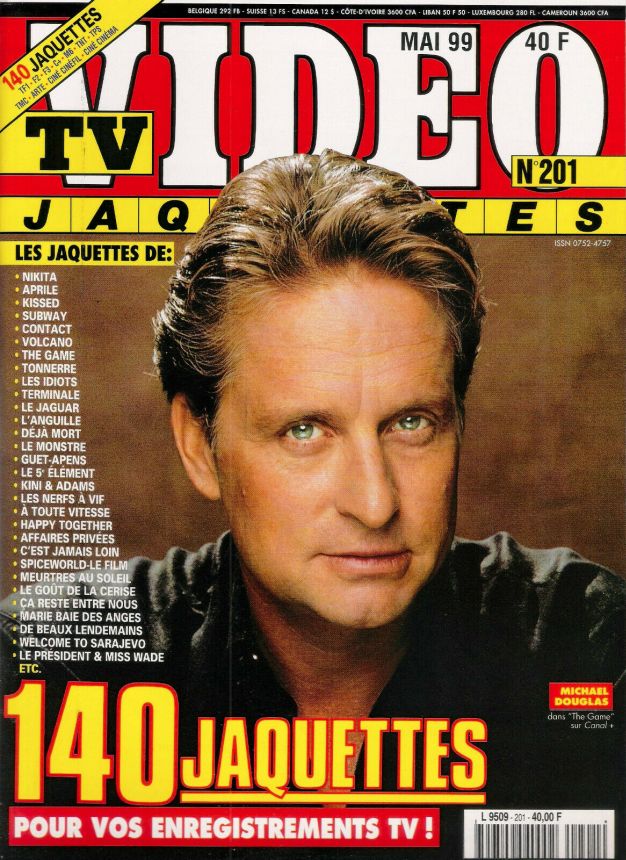 TV VIDEO JAQUETTES magazine side cover Issue 201 May 1999