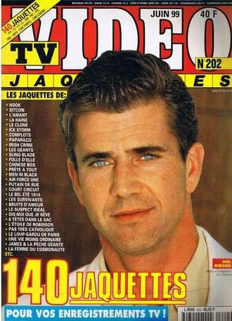 TV VIDEO JAQUETTES magazine side cover Issue 202 June 1999