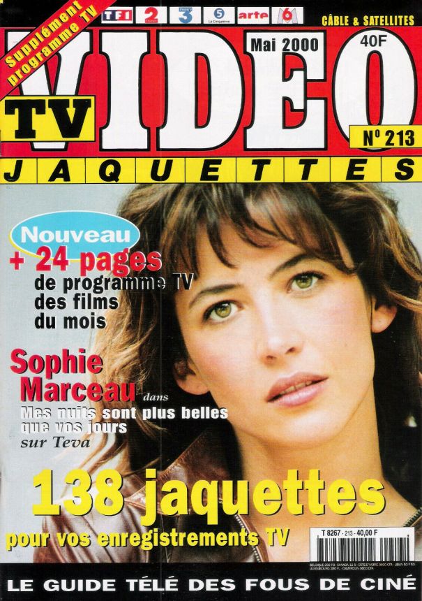 TV VIDEO JAQUETTES magazine side cover Issue 213 May 2000