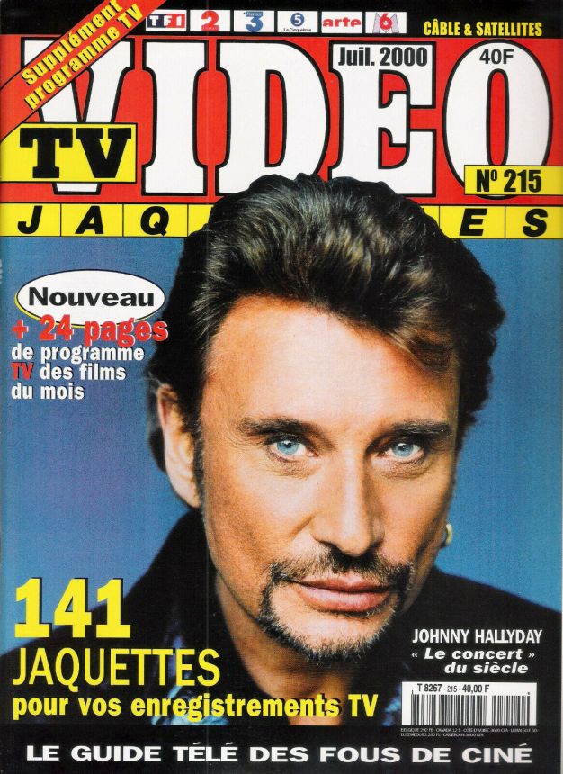 TV VIDEO JAQUETTES magazine side cover Issue 215 July 2000