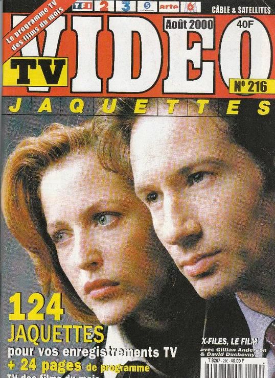 TV VIDEO JAQUETTES magazine side cover Issue 216 August 2000