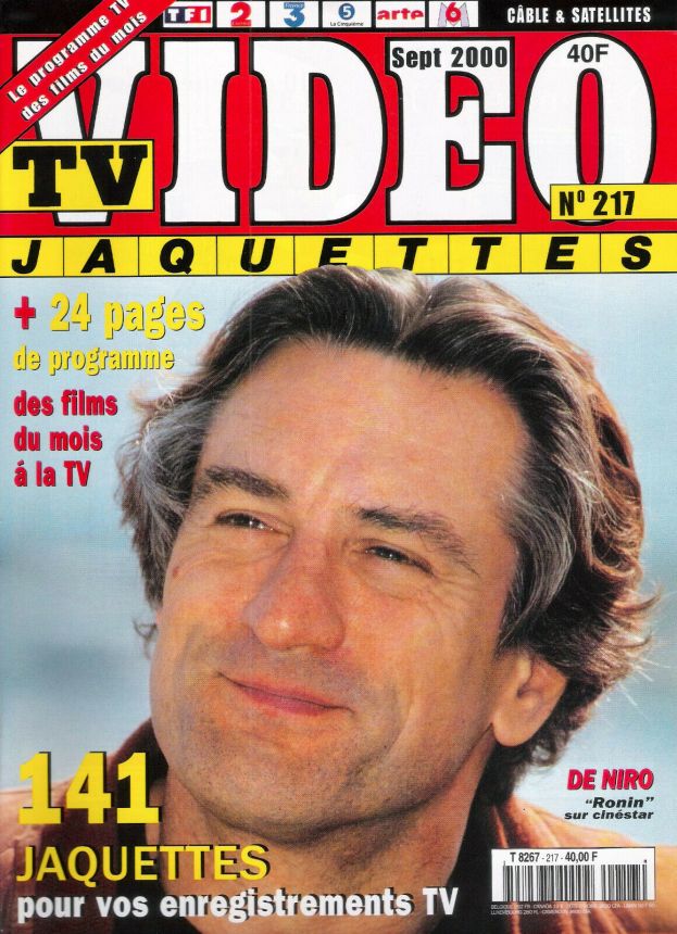TV VIDEO JAQUETTES magazine side cover Issue 217 September 2000