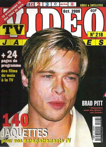 TV VIDEO JAQUETTES magazine side cover Issue 218 October 2000
