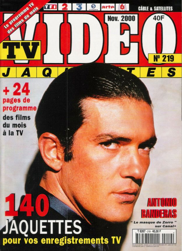 TV VIDEO JAQUETTES magazine side cover Issue 219 November 2000