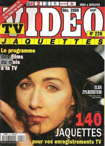 TV VIDEO JAQUETTES magazine side cover Issue 220 December 2000