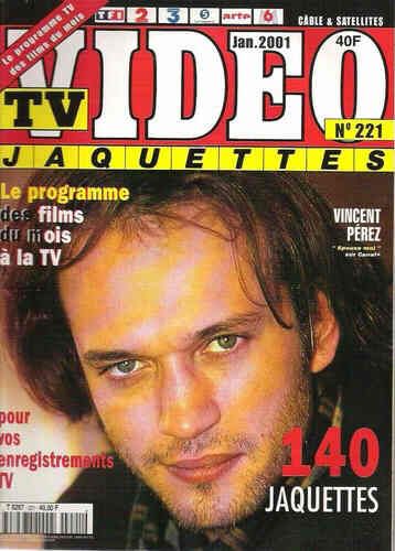 TV VIDEO JAQUETTES magazine side cover Issue 221 January 2001
