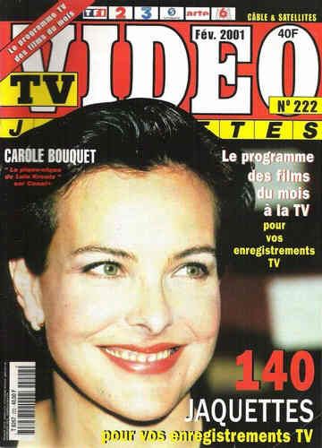 TV VIDEO JAQUETTES magazine side cover Issue 222 February 2001