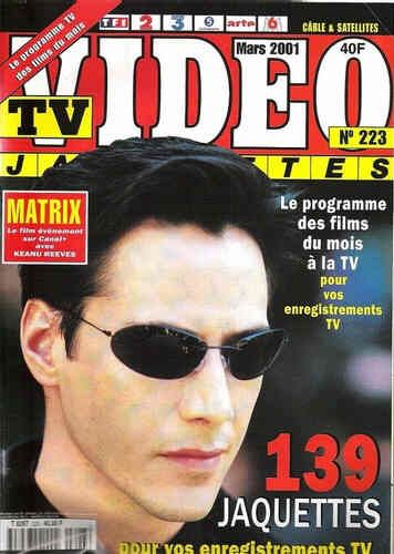 TV VIDEO JAQUETTES magazine side cover Issue 223 March 2001
