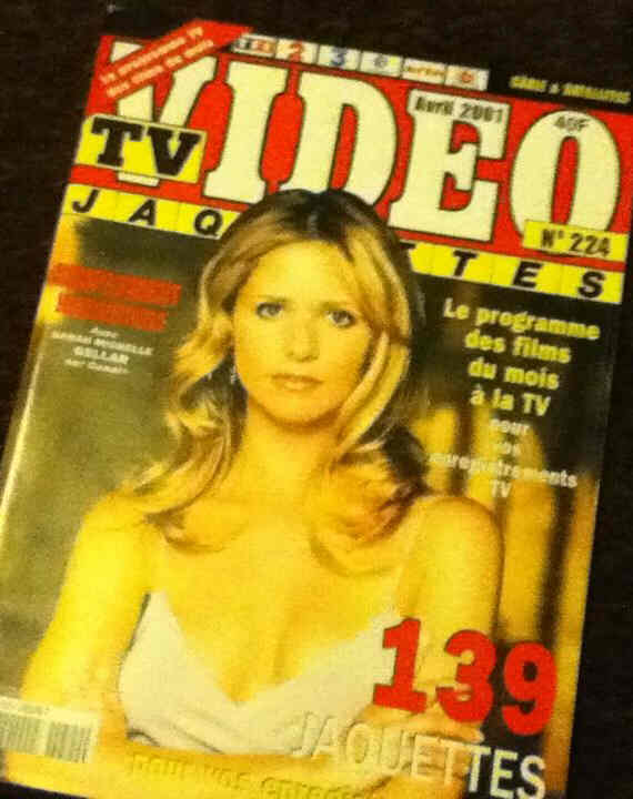 TV VIDEO JAQUETTES magazine side cover Issue 224 April 2001