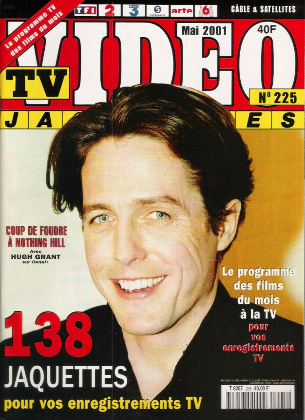 TV VIDEO JAQUETTES magazine side cover Issue 225 May 2001
