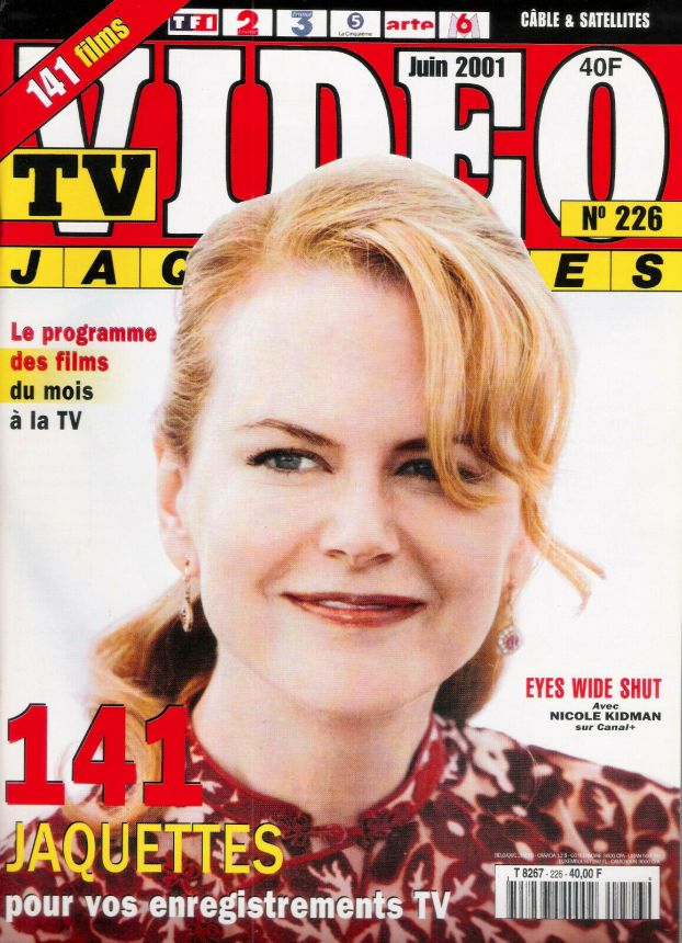 TV VIDEO JAQUETTES magazine side cover Issue 226 June 2001