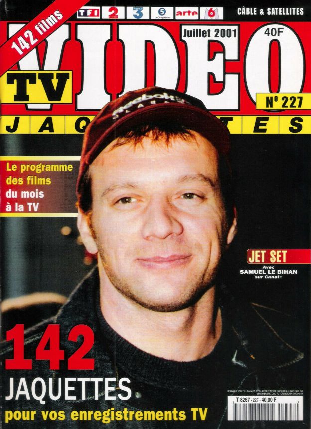 TV VIDEO JAQUETTES magazine side cover Issue 227 July 2001