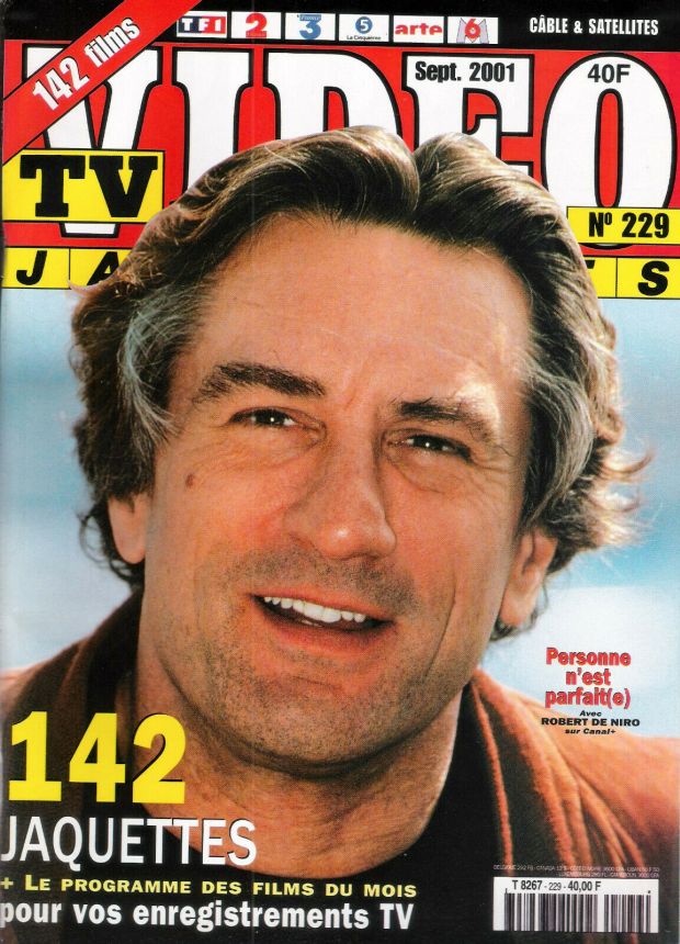 TV VIDEO JAQUETTES magazine side cover Issue 229 September 2001