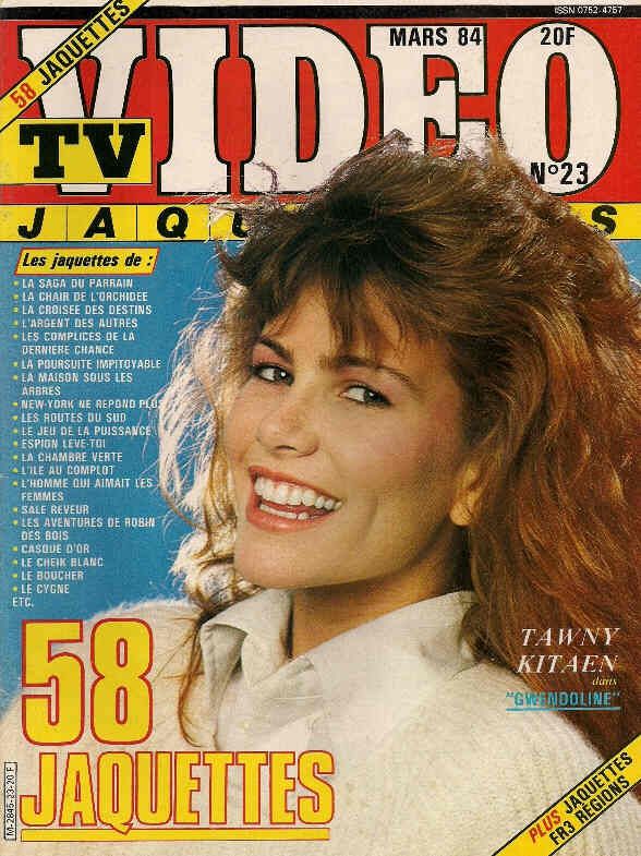 TV VIDEO JAQUETTES magazine side cover Issue 23 March 1984