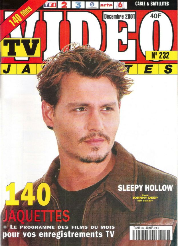 TV VIDEO JAQUETTES magazine side cover Issue 232 December 2001