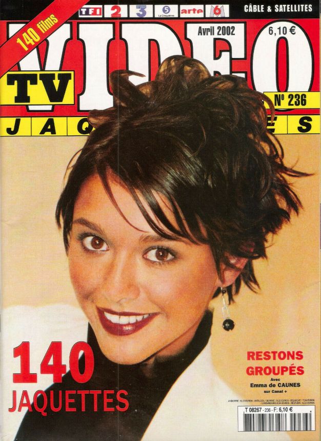TV VIDEO JAQUETTES magazine side cover Issue 236 April 2002