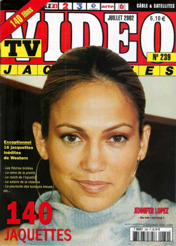 TV VIDEO JAQUETTES magazine side cover Issue 239 July 2002