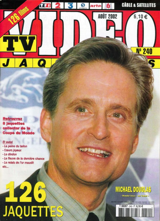 TV VIDEO JAQUETTES magazine side cover Issue 240 August 2002