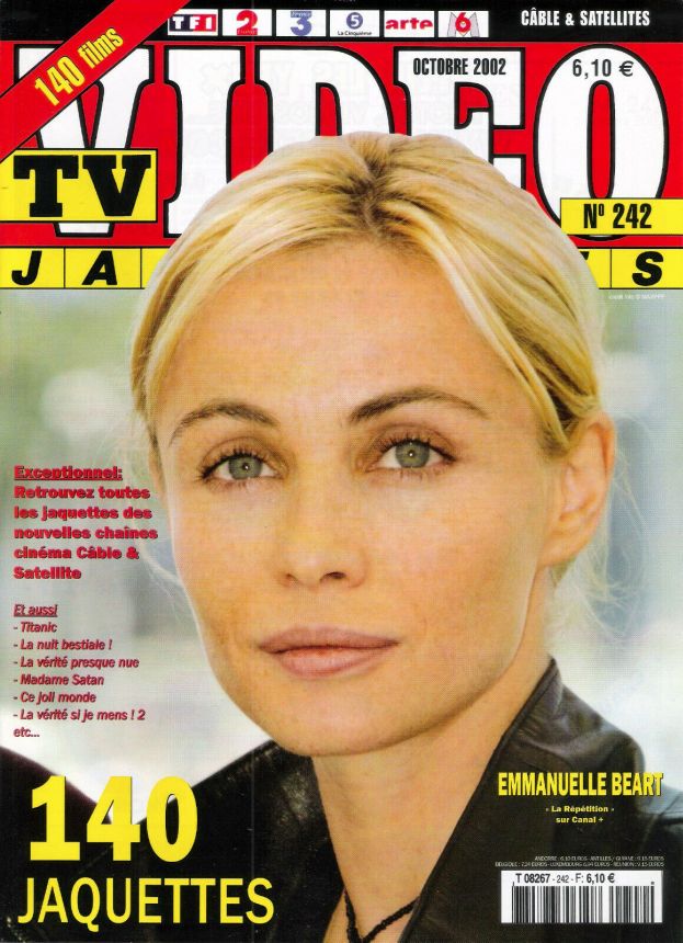 TV VIDEO JAQUETTES magazine side cover Issue 242 October 2002