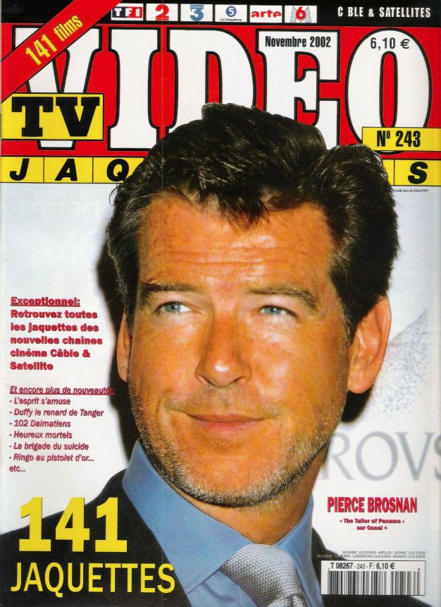 TV VIDEO JAQUETTES magazine side cover Issue 243 November 2002