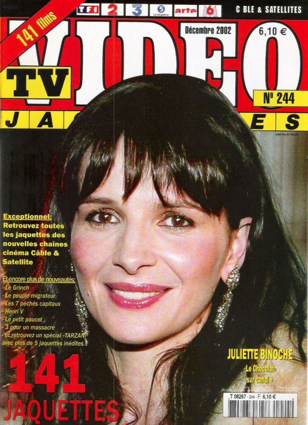 TV VIDEO JAQUETTES magazine side cover Issue 244 December 2002