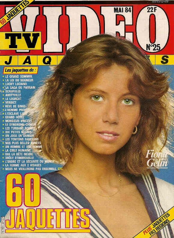 TV VIDEO JAQUETTES magazine side cover Issue 25 May 1984