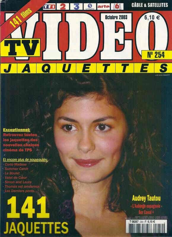 TV VIDEO JAQUETTES magazine side cover Issue 254 October 2003