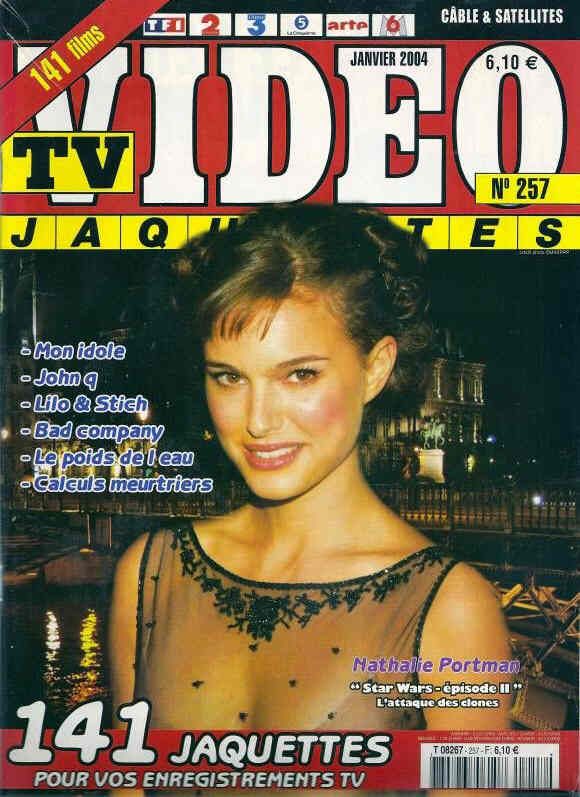 TV VIDEO JAQUETTES magazine side cover Issue 257 January 2004