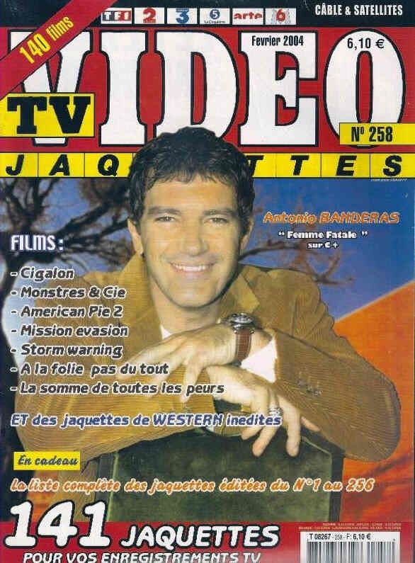 TV VIDEO JAQUETTES magazine side cover Issue 258 February 2004