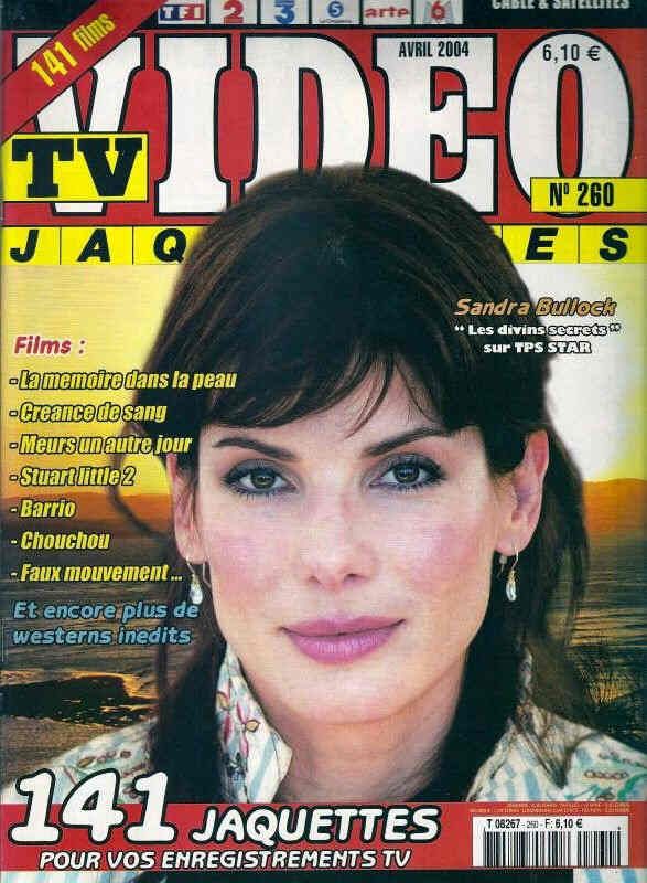 TV VIDEO JAQUETTES magazine side cover Issue 260 April 2004