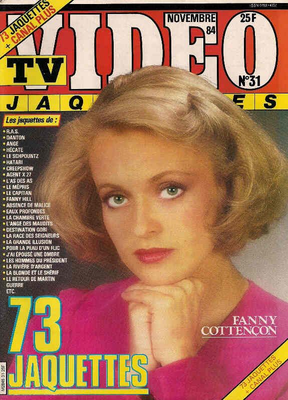 TV VIDEO JAQUETTES magazine side cover Issue 31 November 1984