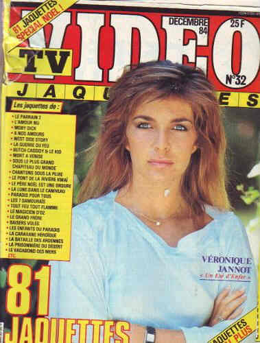 TV VIDEO JAQUETTES magazine side cover Issue 32 December 1984