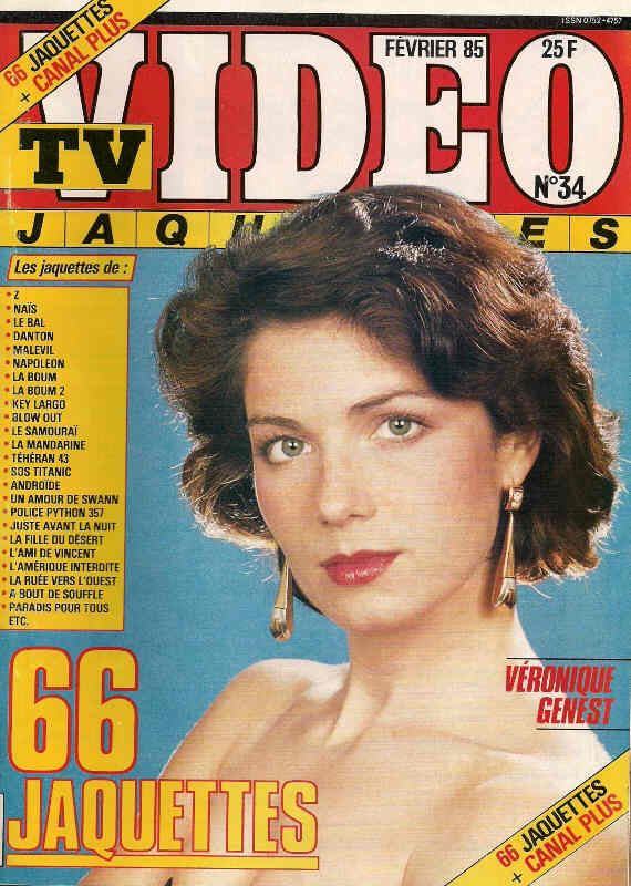 TV VIDEO JAQUETTES magazine side cover Issue 34 February 1985