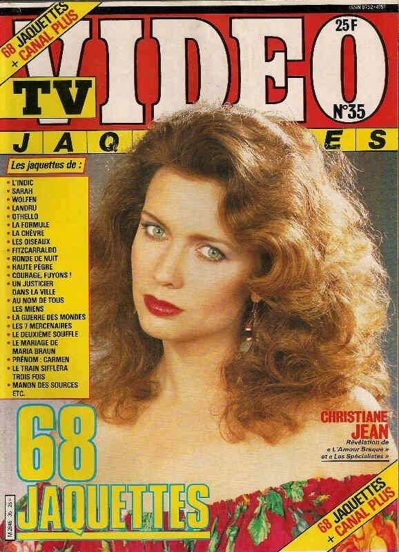 TV VIDEO JAQUETTES magazine side cover Issue 35 March 1985