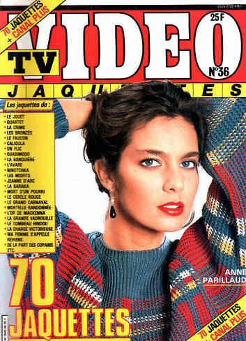 TV VIDEO JAQUETTES magazine side cover Issue 36 April 1985