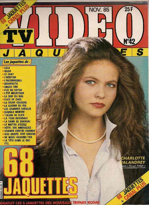 TV VIDEO JAQUETTES magazine side cover Issue 42 November 1985