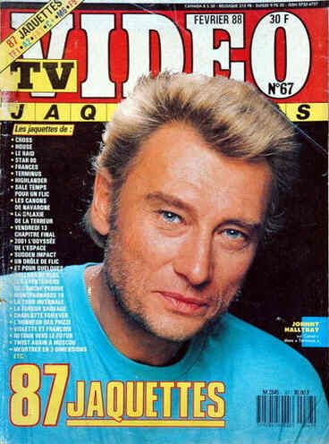 TV VIDEO JAQUETTES magazine side cover Issue 67 February 1988